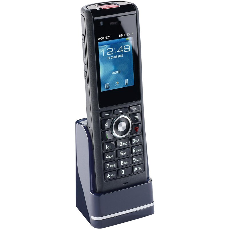 AGFEO DECT 65 IP Téléphone DECT Noir