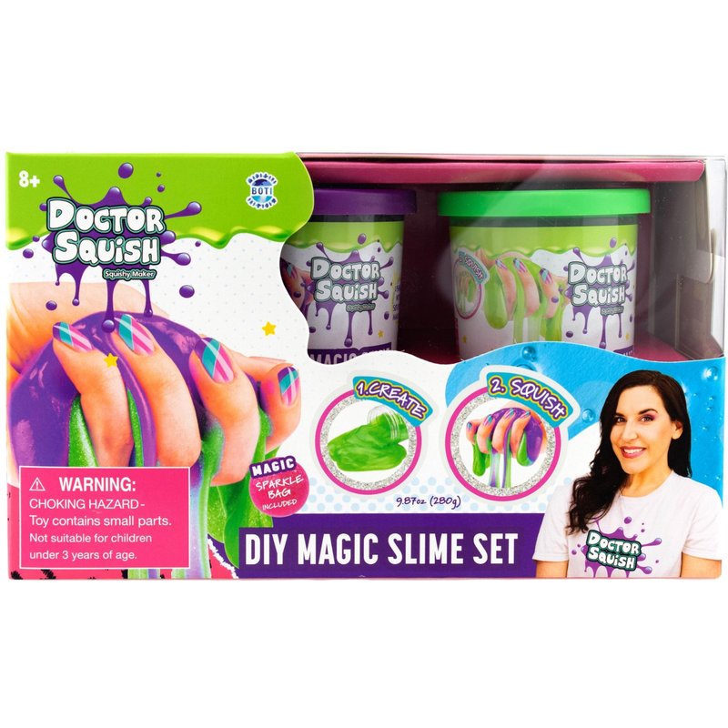 Doctor Squish DIY Magic Slime Double Set Pâte Slime