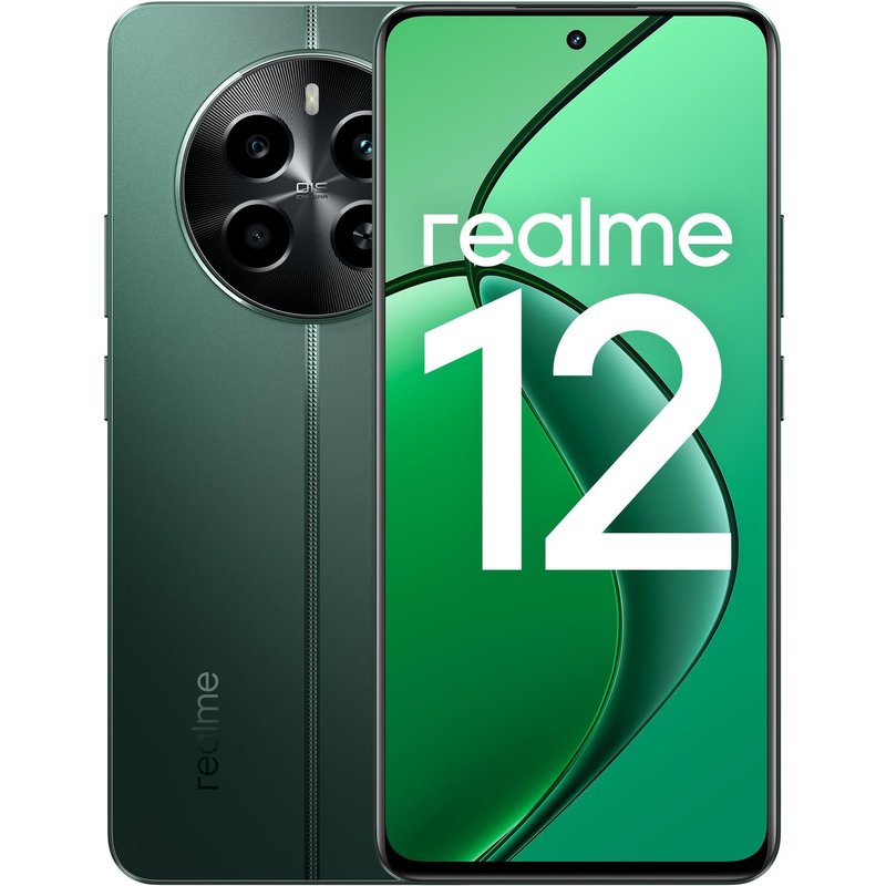 realme 12 4G 6.67" Double SIM hybride Android 14 USB Type-C 8 Go 512 Go 5000 mAh Vert