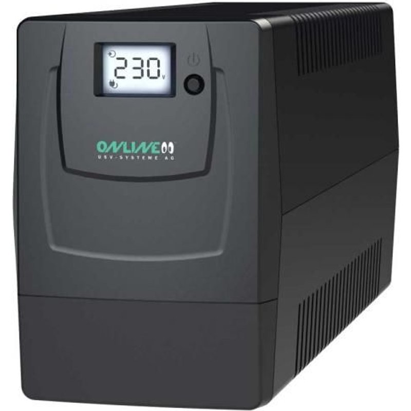 ONLINE USV-Systeme USV YUNTO Smile 800 alimentation d'énergie non interruptible Interactivité de ligne 0,8 kVA 480 W 2 sortie(s) CA