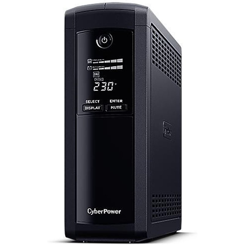 CyberPower VP1600ELCD alimentation d'énergie non interruptible Interactivité de ligne 1,6 kVA 960 W 5 sortie(s) CA