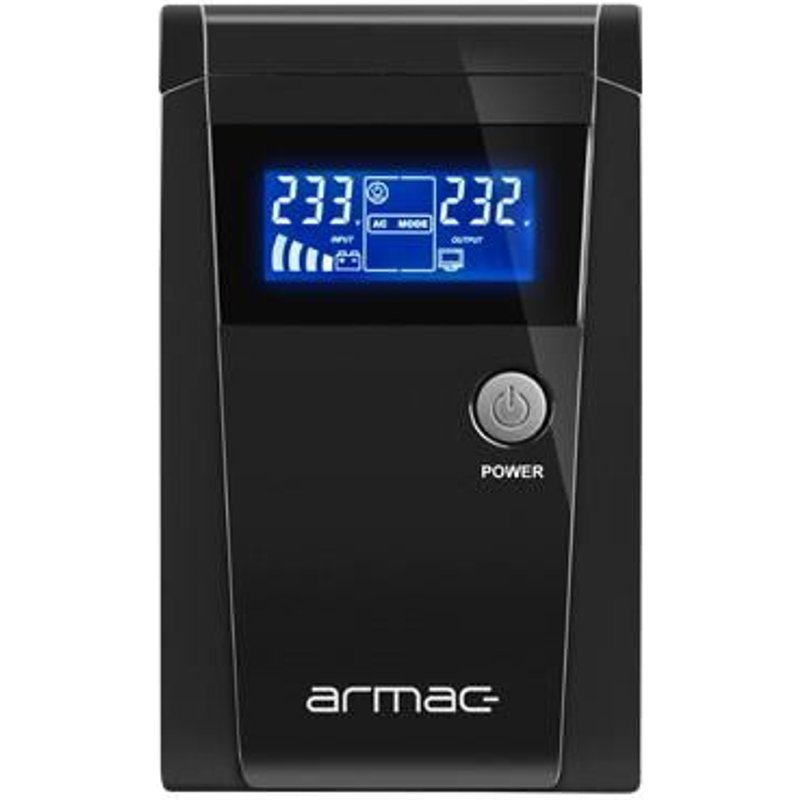 Armac O/850F/LCD alimentation d'énergie non interruptible Interactivité de ligne 0,85 kVA 450 W 2 sortie(s) CA