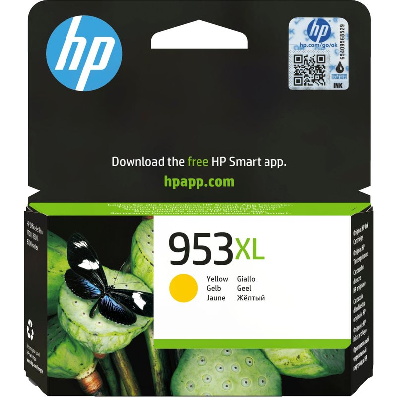 HP 953XL Cartouche d'encre jaune grande capacité authentique