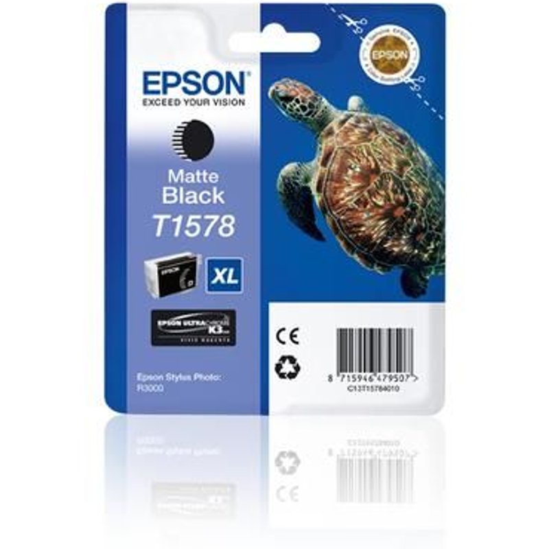Epson T1578 cartouche d'encre 1 pièce(s) Original Rendement élevé (XL) Noir