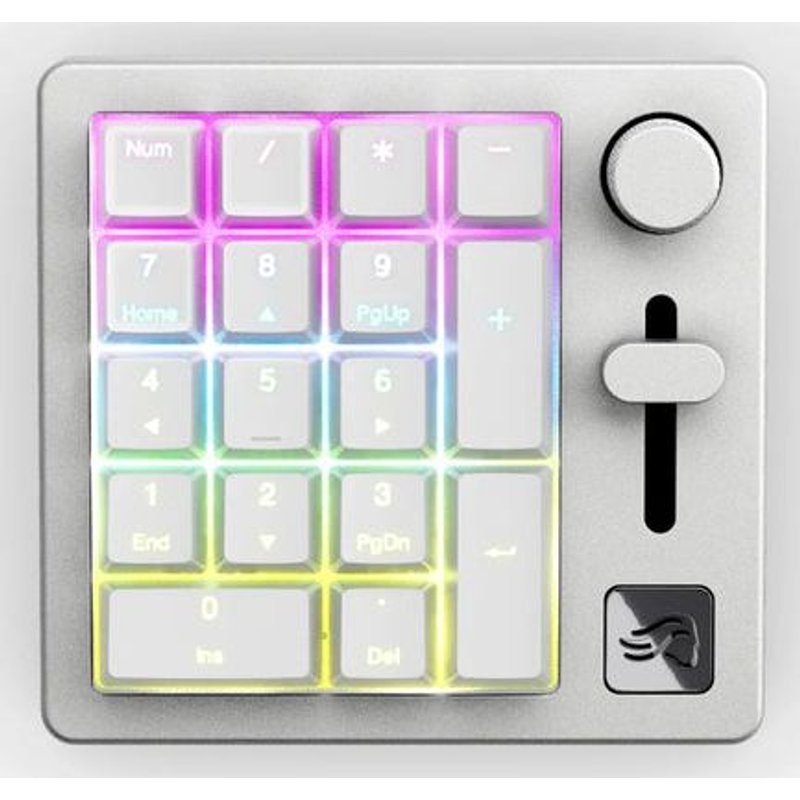 Keychron GMMK Numpad clavier maison/bureau USB + RF Wireless + Bluetooth Blanc