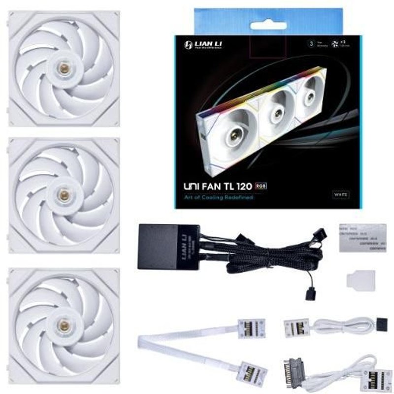 Lian Li UNI FAN TL Boitier PC Ventilateur 12 cm Blanc