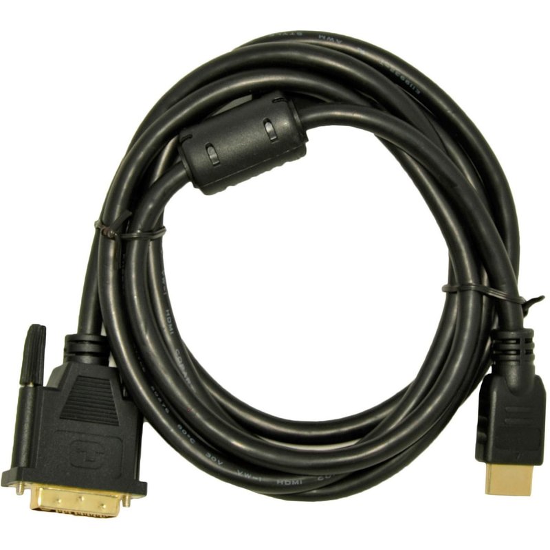 Akyga AK-AV-11 câble vidéo et adaptateur 1,8 m HDMI Type A (Standard) DVI-D Noir