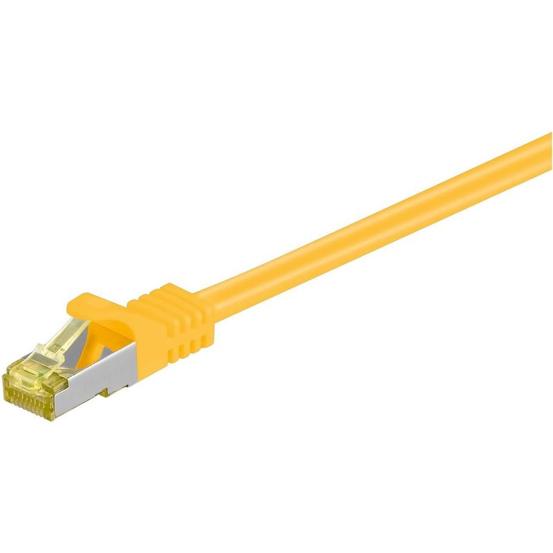 Goobay 91611 câble de réseau Jaune 3 m Cat7 S/FTP (S-STP)