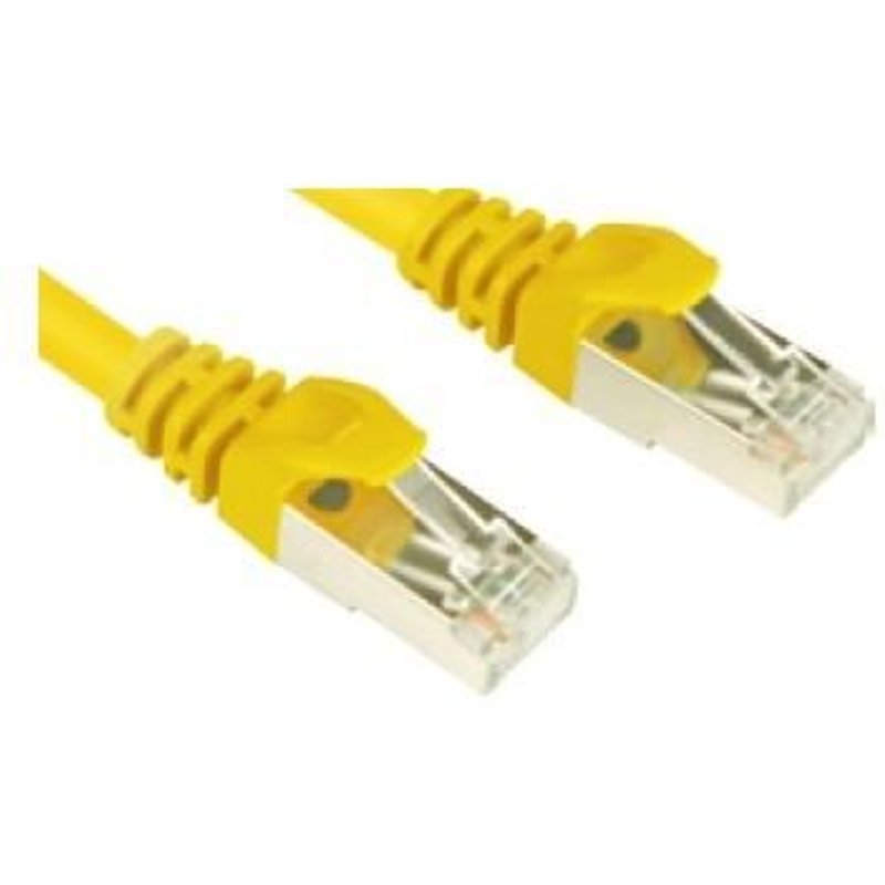 Sharkoon 1.5m Cat.6 S/FTP câble de réseau Jaune 1,5 m Cat6 S/FTP (S-STP)