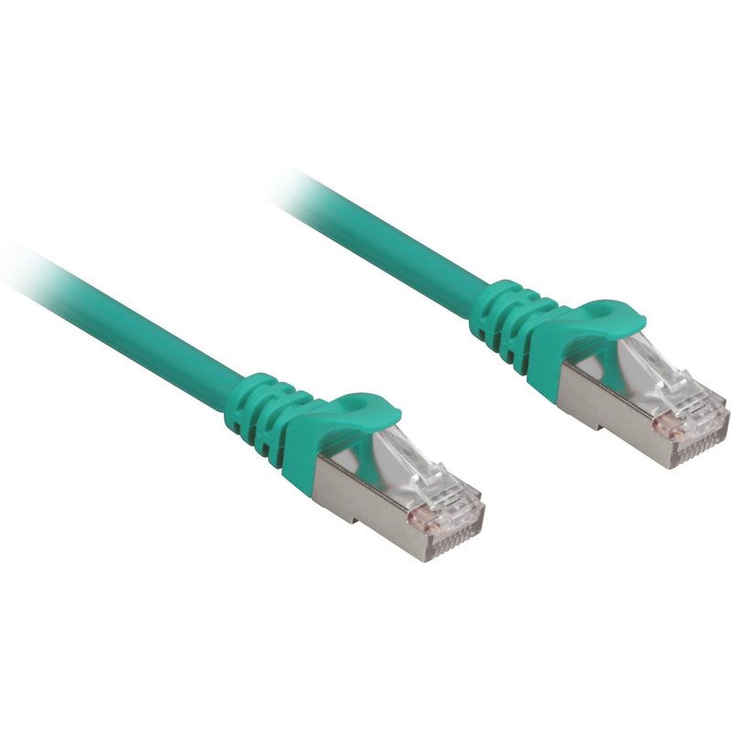 Sharkoon Cat.6a SFTP câble de réseau Vert 0,25 m Cat6a S/FTP (S-STP)