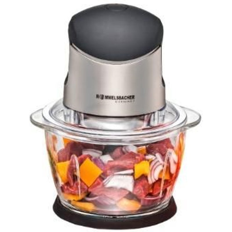 Rommelsbacher MZ 400 hachoir électrique 1 L 400 W Noir, Acier inoxydable