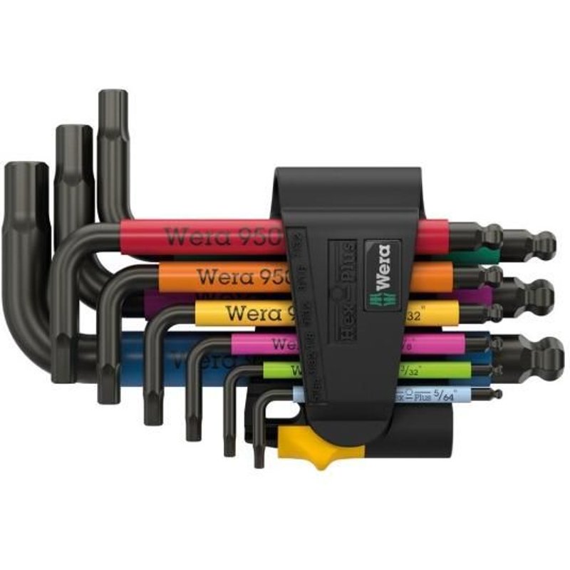 Wera 05022641001 Clé hexagonale Set de clé allen/hexagonale forme de l Impérial 9 pièce(s)