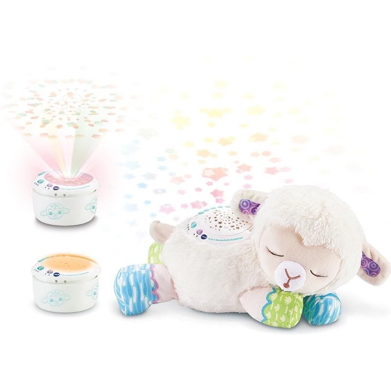 Vtech Baby 3-In-1 Sternenlicht-Schäfchen Lumière De Nuit Pour Bébé Autonome Blanc