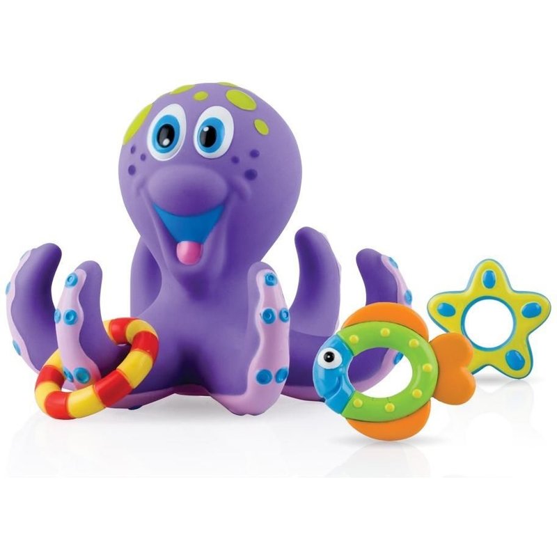 Nuby Id6144 Jeu, Jouet Et Adhésif De Bain Jeux Pour Le Bain Multicolore