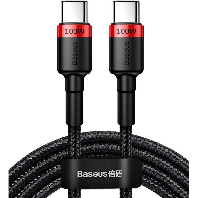 Baseus CATKLF-AL91 câble USB 2 m USB C Noir