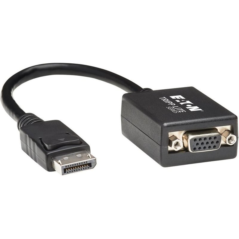 Tripp Lite P134-06N-VGA câble vidéo et adaptateur 0,15 m DisplayPort VGA (D-Sub) Noir