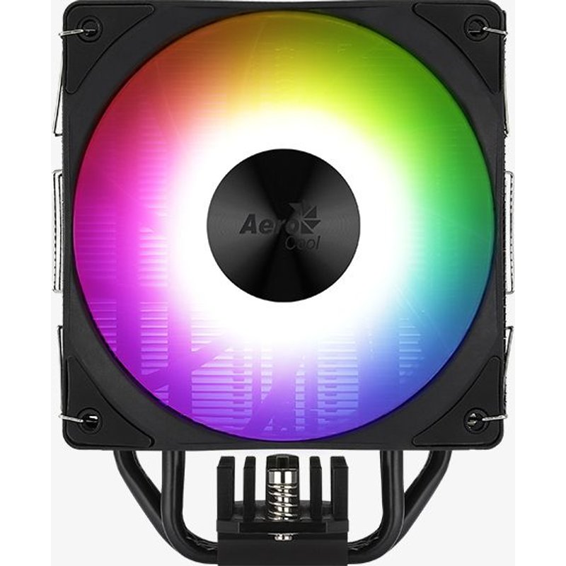 Aerocool Rime 4 Dual Processeur Refroidisseur d'air 12 cm Noir 1 pièce(s)