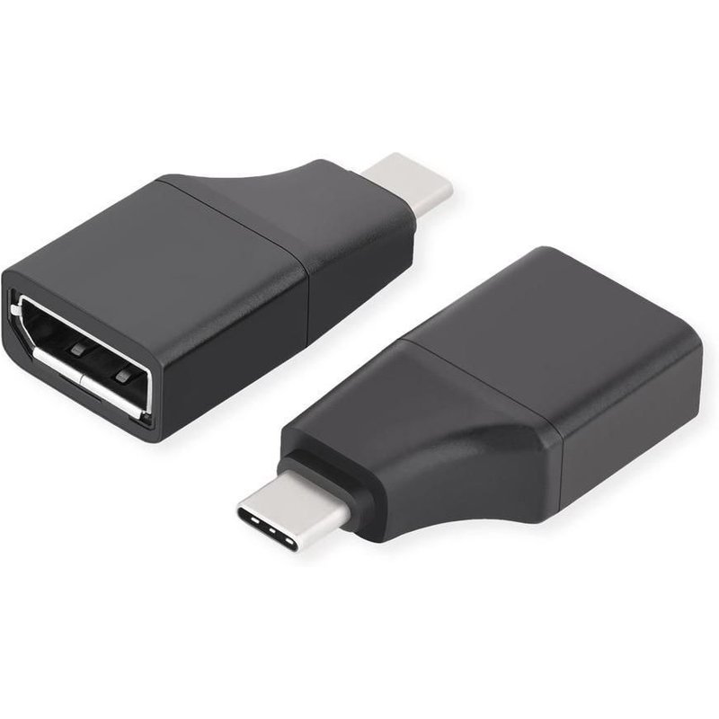 VALUE 12.99.3228 changeur de genre de câble USB Type C DisplayPort Noir