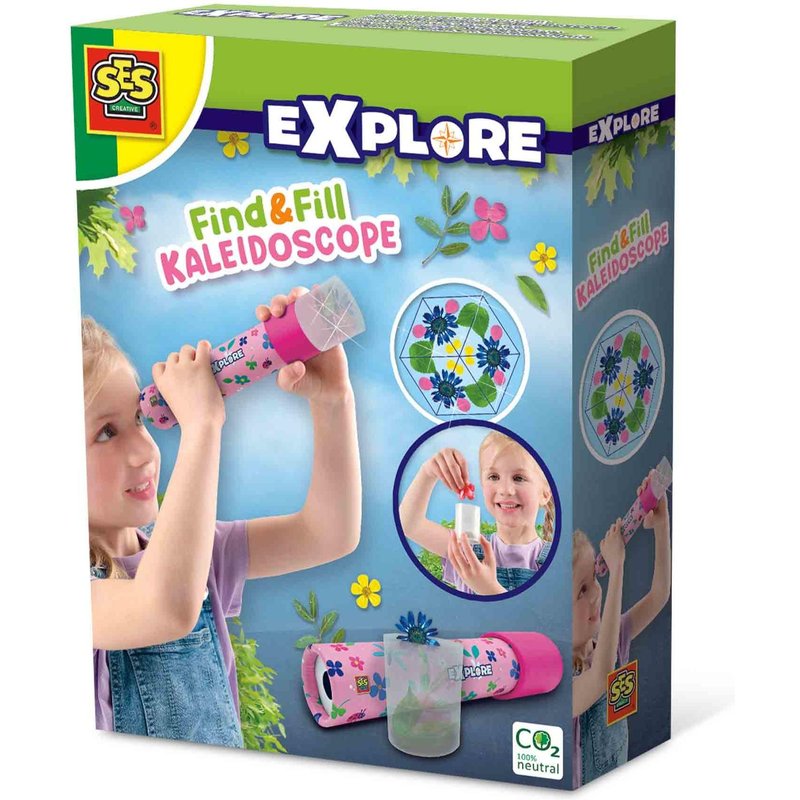 SES Creative Explore Trouver et remplir le kaléidoscope