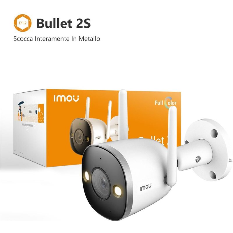 Imou Bullet 2S Balle (forme) Caméra de sécurité IP Intérieure 1920 x 1080 pixels Plafond/mur