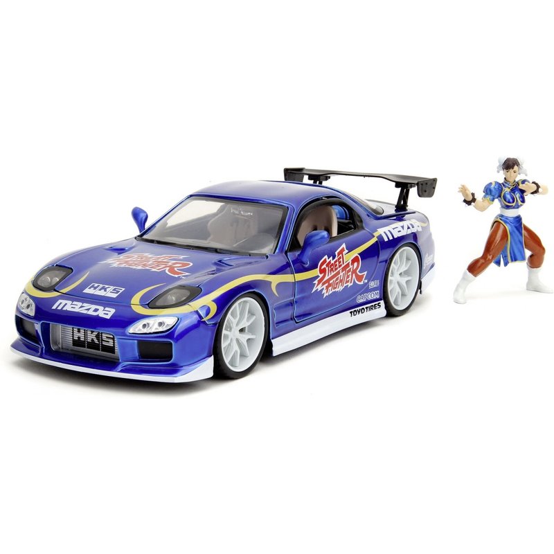 Jada Toys Street Fighter 1993 Mazda Rx7 1:24