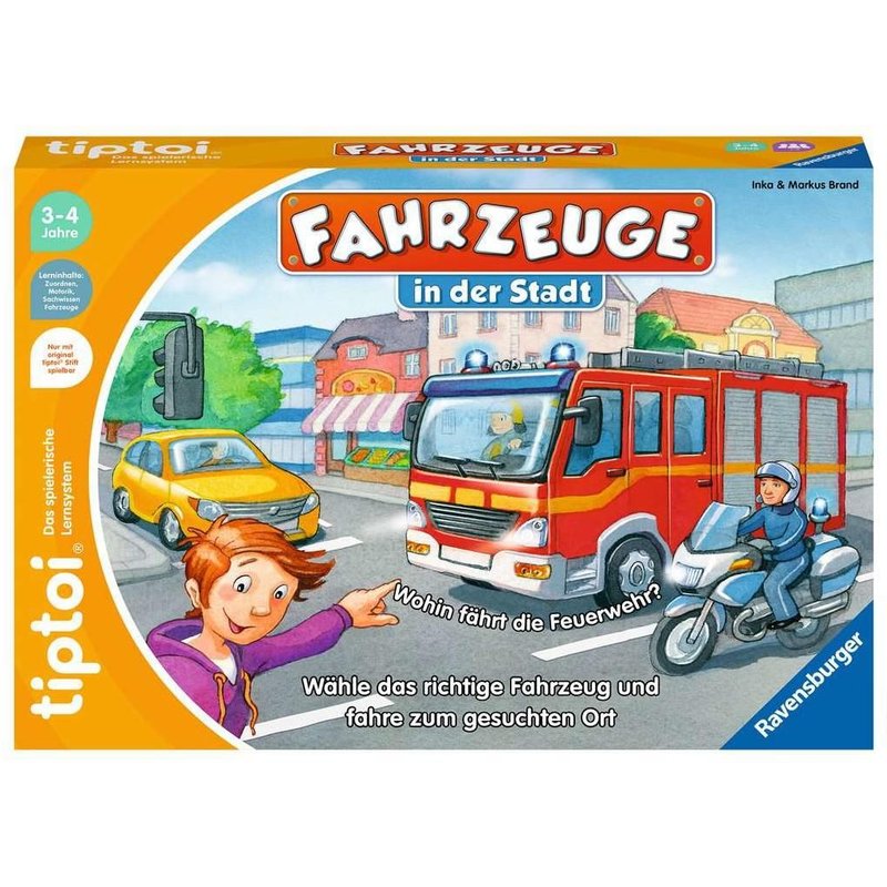 Tiptoi Fahrzeuge In Der Stadt Jeu De Société Éducatif