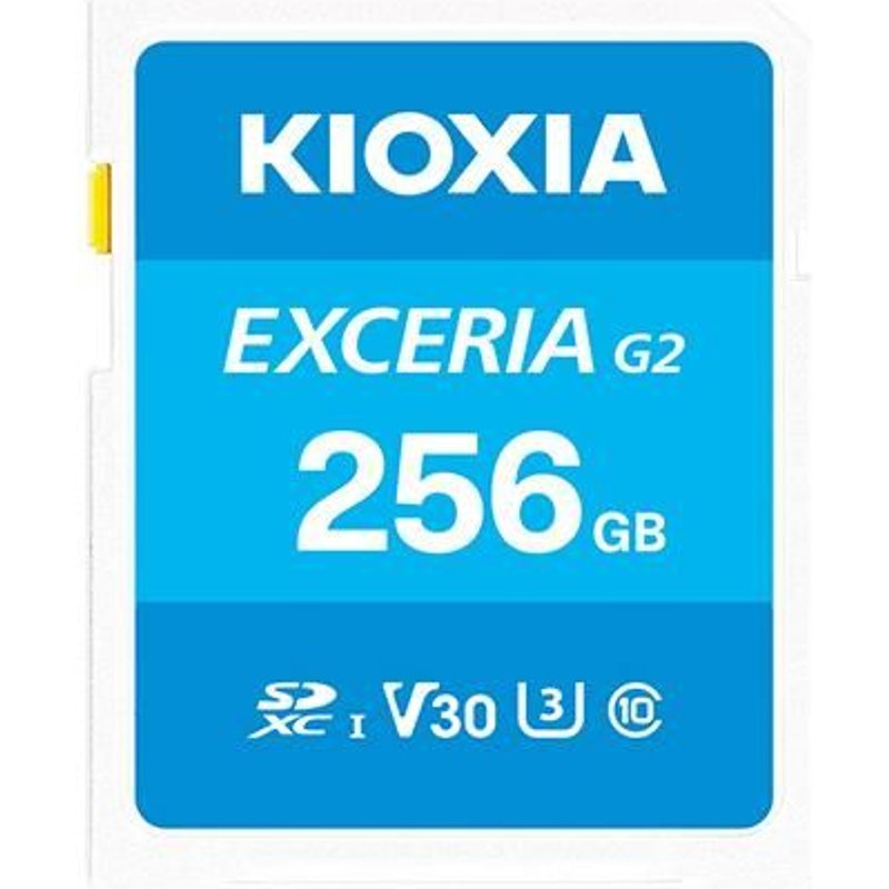 Kioxia LNEX2L256GG4 mémoire flash 256 Go SDXC UHS-I Classe 10