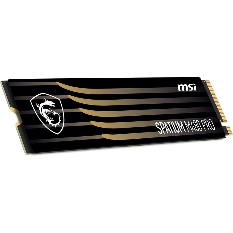 MSI Spatium M480 PRO PCIe 4.0 NVMe M.2 1TB 1 To PCI Express 4.0 3D NAND