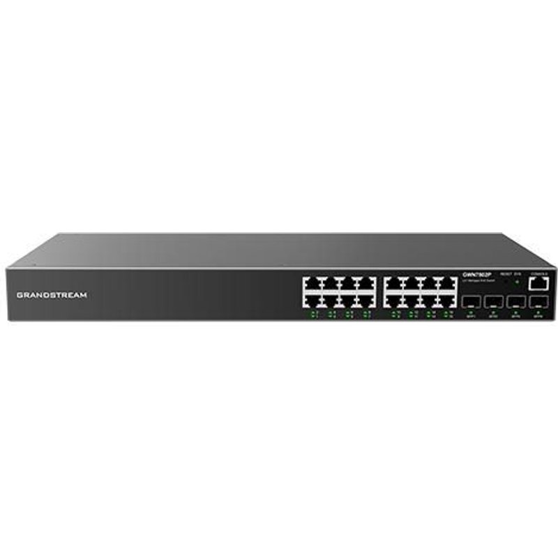 Grandstream Networks GWN7802 commutateur réseau Géré L2+ Gigabit Ethernet (10/100/1000) Noir