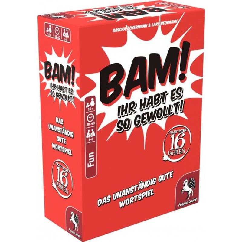 Pegasus Spiele Bam! - Ihr Habt Es So Gewollt! Jeu De Cartes FĂȘte