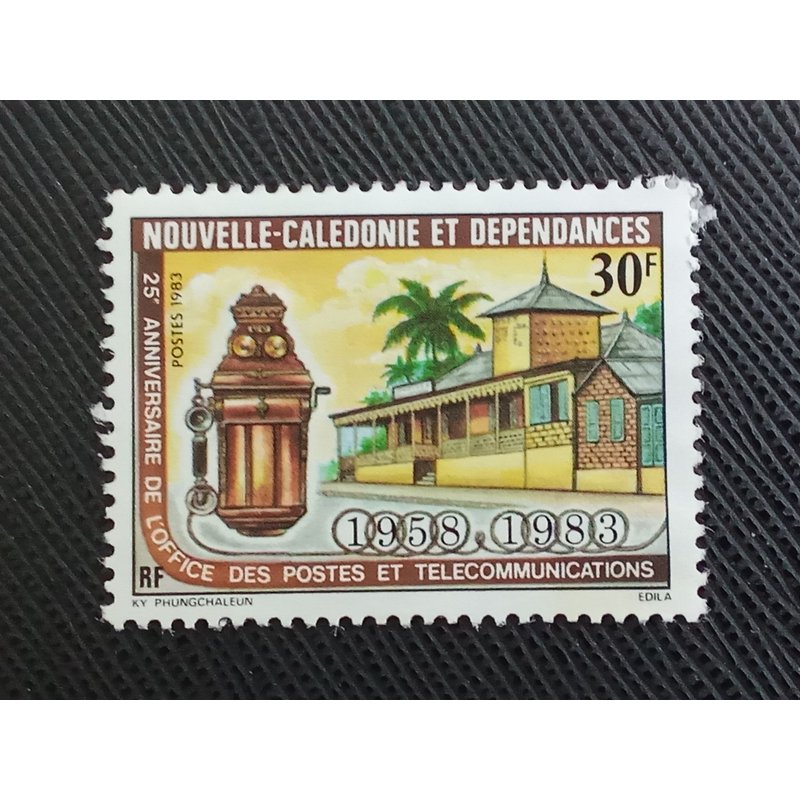 Timbre Nouvelle Caledonie Y T 472 25e Anniv Des Postes Et Télécommunications 1983 (121009 )