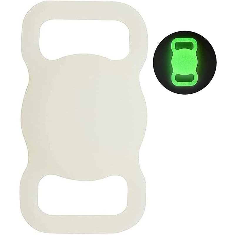 Support Apple Airtag Pour Collier Chat/Chien - Brille Dans Le Noir/Vert