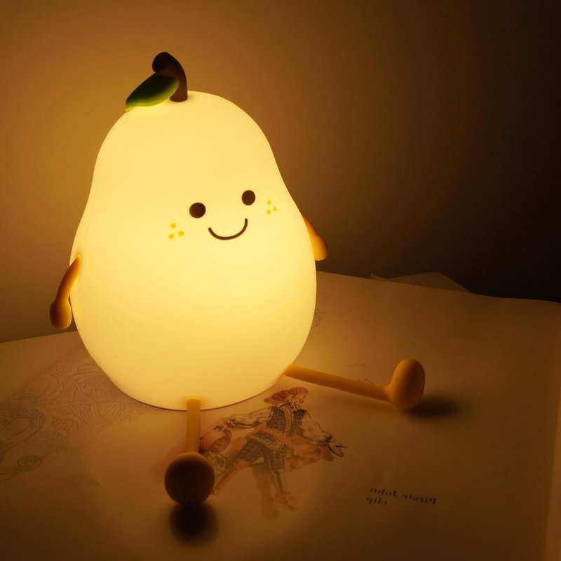 Kalanka-Veilleuse Rechargeable Pour Enfants Avec 7 Couleurs, Minuteur De 30 Minutes, En Silicone Alimentaire Doux Et Compressible, Capteur Tactile Pour Les Chambres D'enfants, Garçons