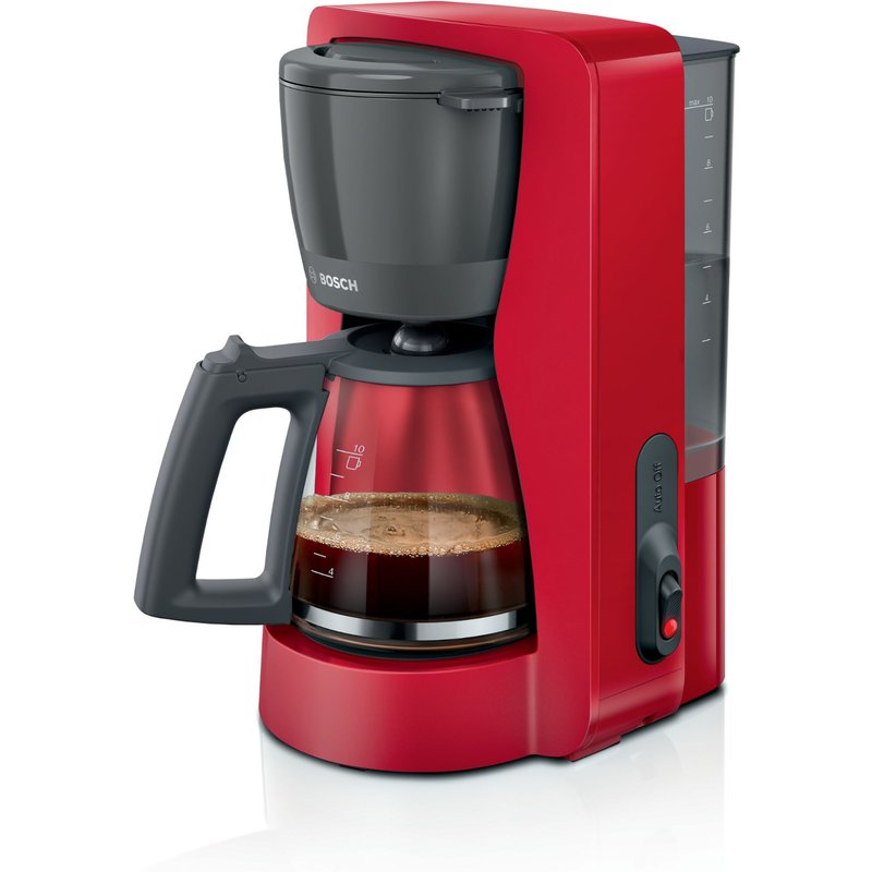 Machine à café Bosch TKA2M114 - 1200 W - 1,25 L - Rouge profond