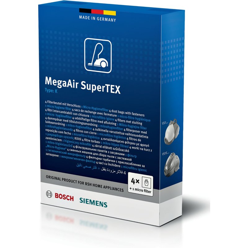 Bosch BBZ41FK - Kit de sacs - pour aspirateur - pour Bosch BSN 1810