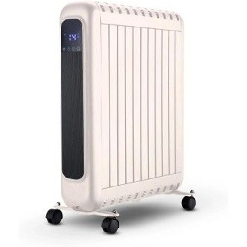 Radiateur mobile à inertie sèche 2000W avec panneau digital - Style ROINTE