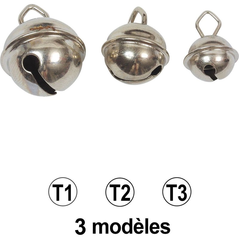 Grelots Nickelés Herm Spreng Pour Chien 1.5 Cm De Diamètres