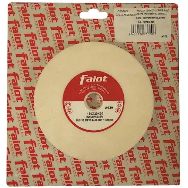 Meule cylindrique - Faiot - MDCIP - Oxyde d'aluminium - 20x20x20 cm