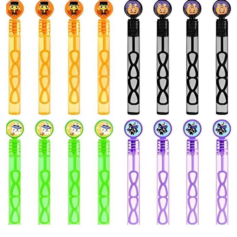 Ensemble De Bulle De Savon Halloween Pour Enfants - 16 Pièces, 4ml, Amusement Assuré!