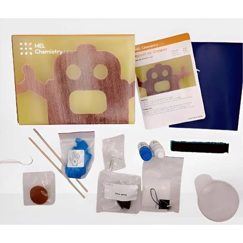 Kit d'expériences de chimie MEL - Cuivre pour les enfants de 10 ans et plus