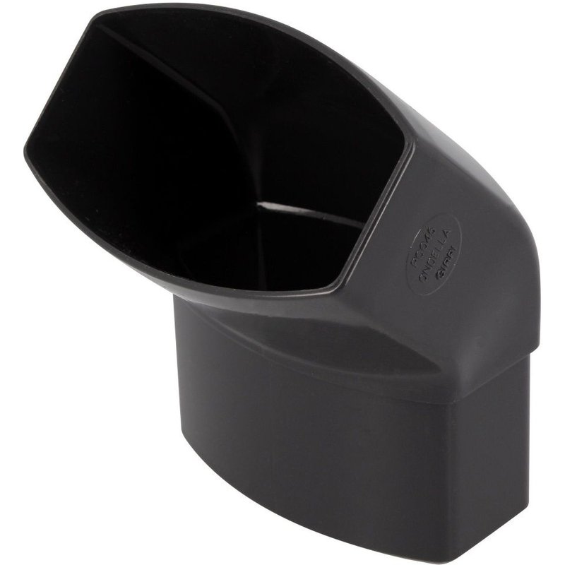 Coude 45° mâle / femelle pour gouttière Pcgoa PVC