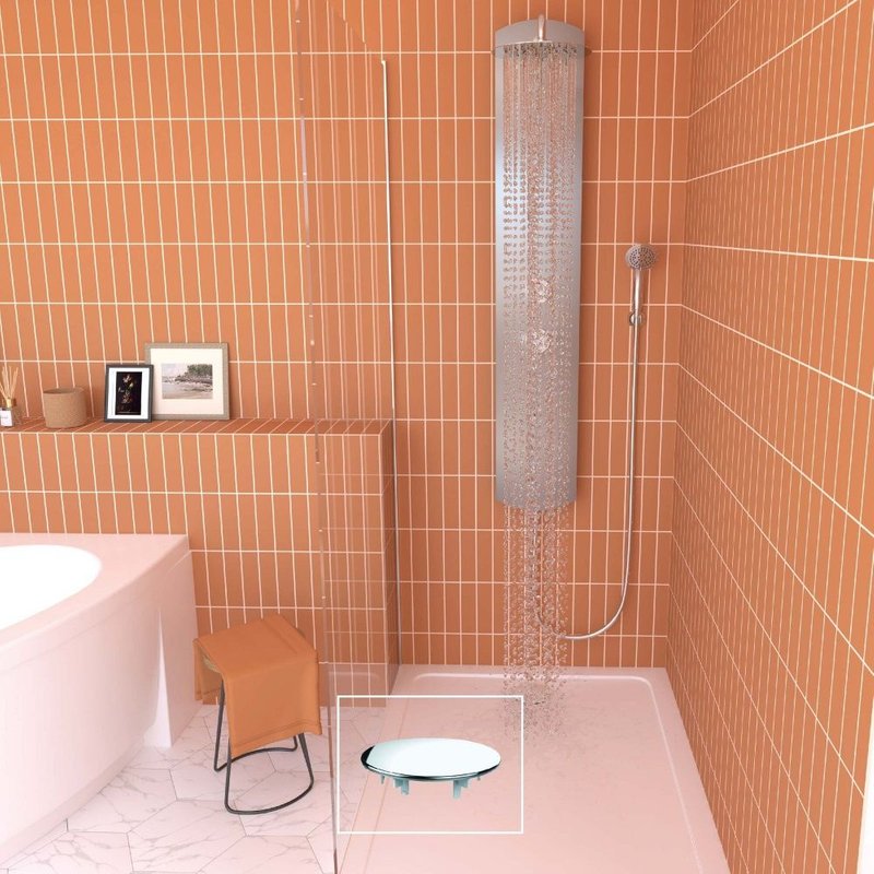 Capot chrome diam.116 pour bonde extra plate