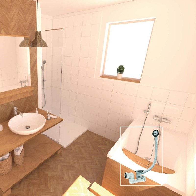 Vidage de baignoire bouchon diam.70