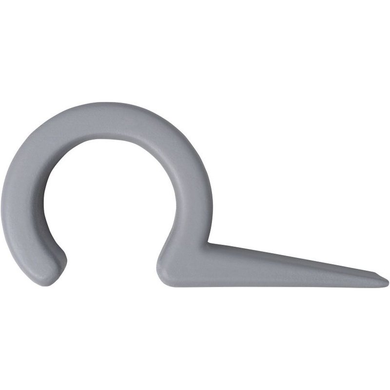 Cale porte amovible REI escargot plastique anthracite 44 x 24 x 90 mm