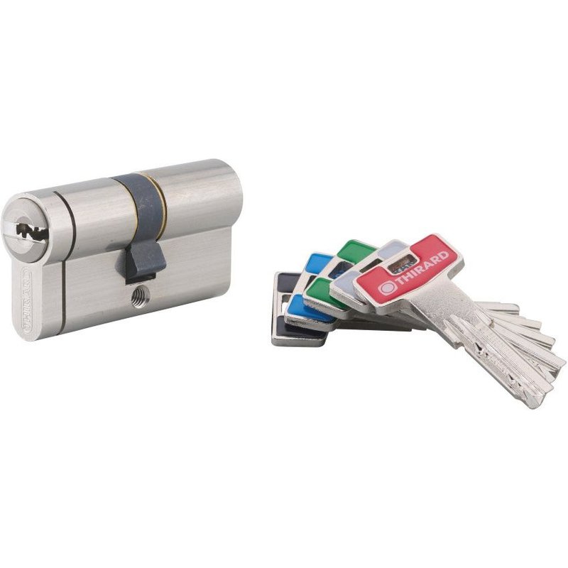 Cylindre de serrure THIRARD transit 2 débrayable L.30 + 30 mm