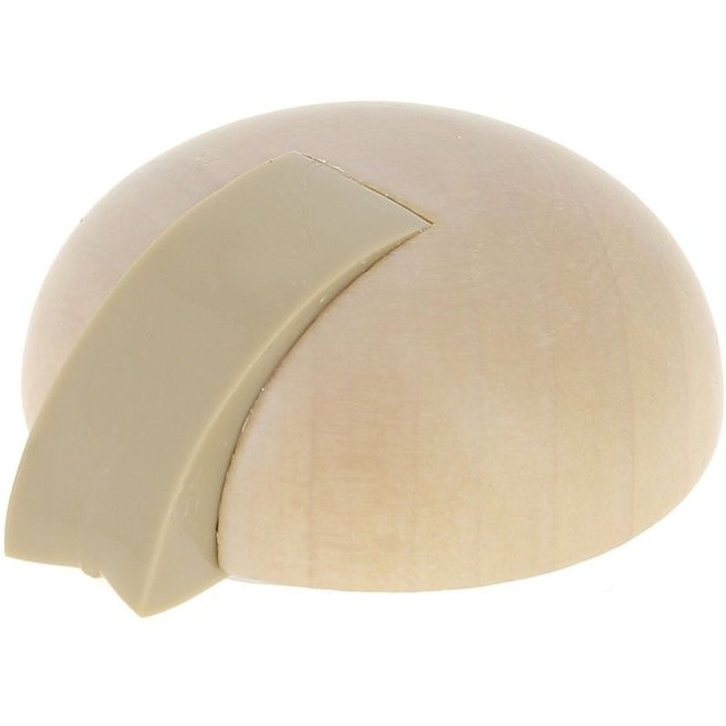 ButĂ©e de porte Ă fixer au sol CHRISLIGNE bois chĂȘne, L.5.1 x H.2 x l.4.8 cm