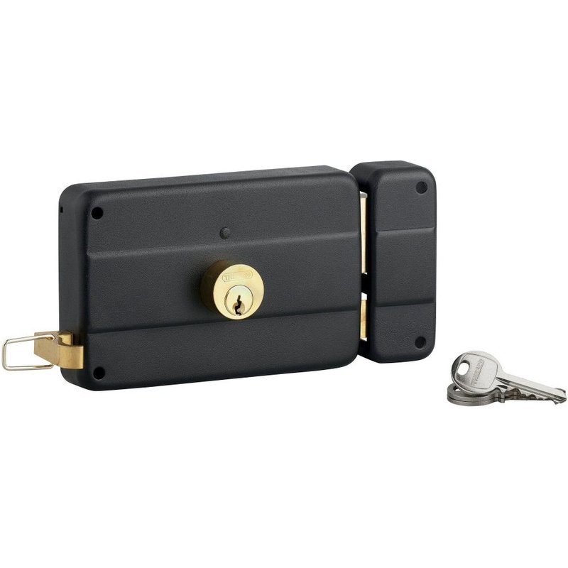 Serrure en applique THIRARD 140 x 72mm, à tirage, horizontal, ouverture à droite