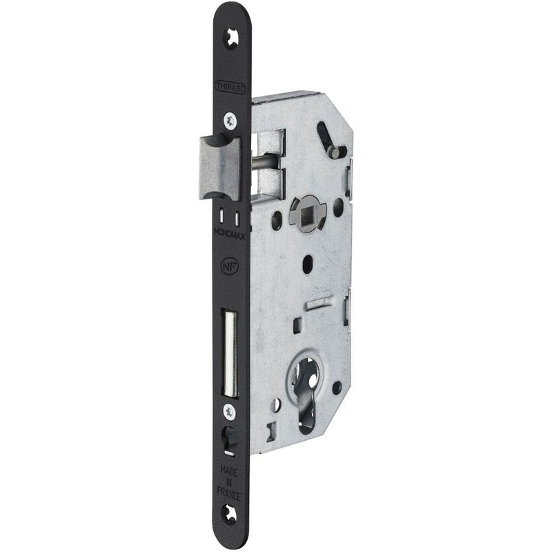 Serrure encastrée THIRARD, à cylindre, axe 40 mm