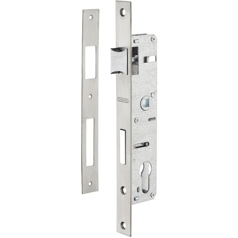 Serrure Encaster Axe 21X35 Reversible Inox Alsace