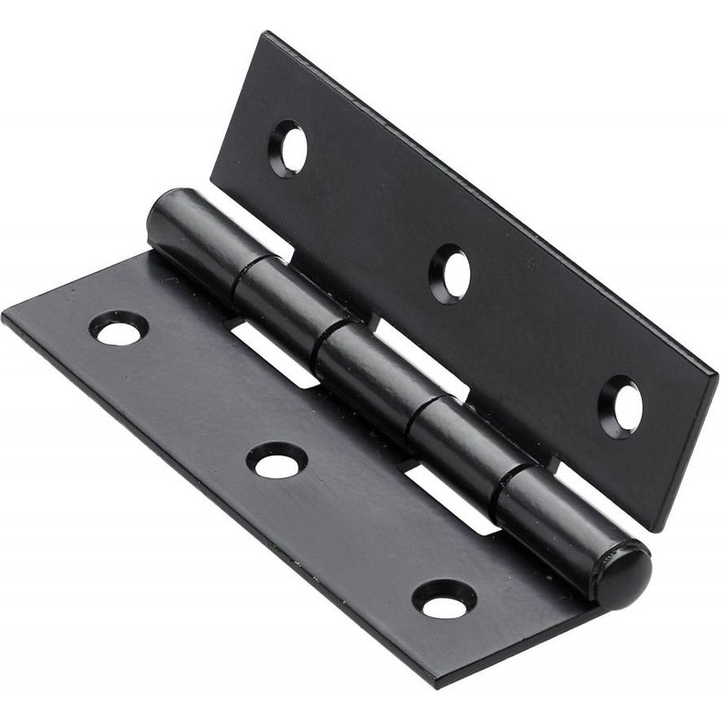 Charnière en acier pour meuble, HETTICH, L.70 x l.40 mm, noir